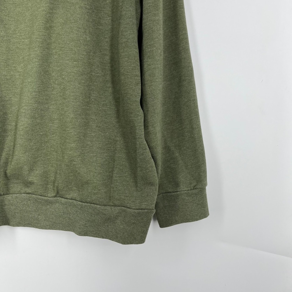 True Nation Men's Henley Hoodie Button Neck Heathered Hooded Sweatshirt Size XXL - Picture 8 of 14